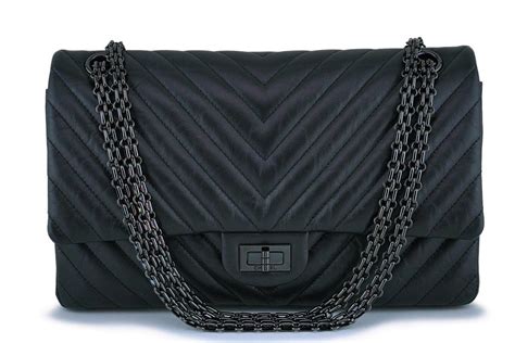 chanel so black chevron reissue 226|Chanel Black 2.55 Reissue Chevron Quilted Calfskin Leather So .